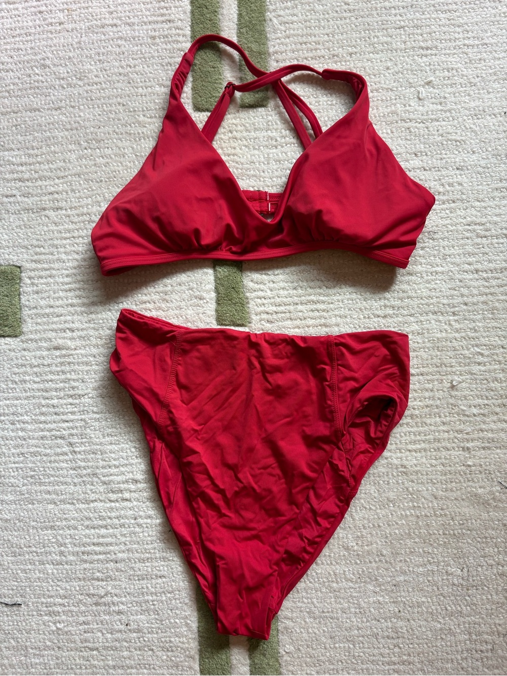 Andie Swim Red Bikini Set